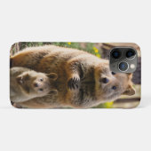 Coques Case-Mate iPhone Mère Et Bébé Quokka, (Dos (Horizontal))