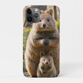 Coques Case-Mate iPhone Mère Et Bébé Quokka, (Dos)