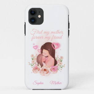 Case-Mate iPhone Case Mère et fille, noms personnalisés