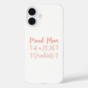 Coques iPhone 16 Mère fière d'un étudiant de la promotion 2026 en d