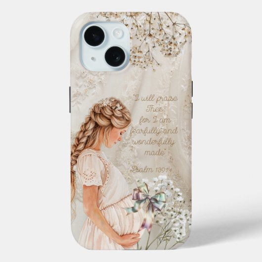 Coques Case-Mate iPhone Mère future religieuse tendance en dentelle Organz (Verso)