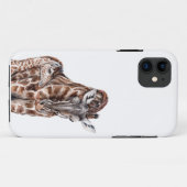 Coques Case-Mate iPhone Mère Giraffe avec Bébé Giraffe (Dos (Horizontal))