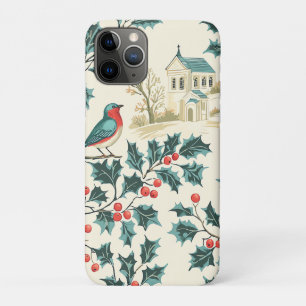 Case-Mate iPhone Case Merle Holly Noël Hiver Église