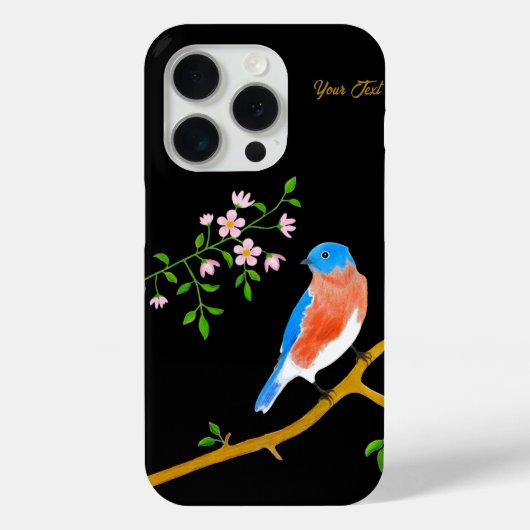 Coques Case-Mate iPhone Merles bleus (Verso)