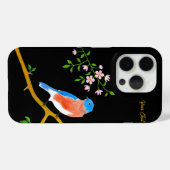 Coques Case-Mate iPhone Merles bleus (Verso (horizontal))