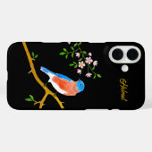 Coques Case-Mate iPhone Merles bleus (Verso (horizontal))