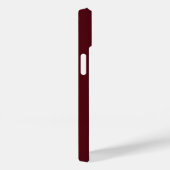 Coques Case-Mate iPhone Merlot rose initial Personnalisé Monogramme Concep (Verso / Droite)