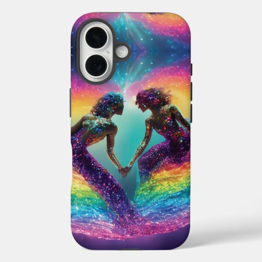 Coques Case-Mate iPhone Mermaid Amateurs de rêves Cosmétique Abstrait Aime (Verso)