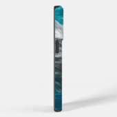 Coques Case-Mate iPhone Mermaid cheveux en argent Turquoise Océan (Verso / Droite)