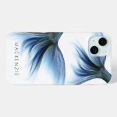 Coques Case-Mate iPhone Mermaid Glam Tail | Dusty Ice Blue Luster Custom (Verso (horizontal))