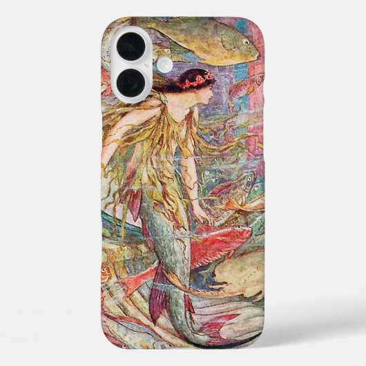 Coques Case-Mate iPhone Mermaid Queen Underwater (Verso)