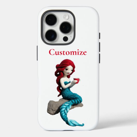 Coques Case-Mate iPhone Mermaid Relaxant Avec Boisson Thunder_Cove (Verso)