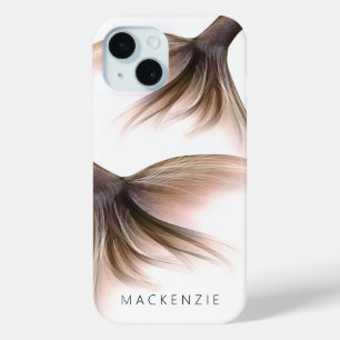 Coque Pour iPhone 15 Mermaid Tail Posh   Dusty Terracotta Peach Custom