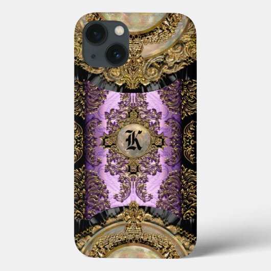 Coques Case-Mate iPhone Merrityme Plum dance Belle protection Monogramme (Verso)