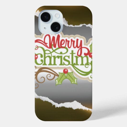 Coques Case-Mate iPhone Merry Christmas (Verso)