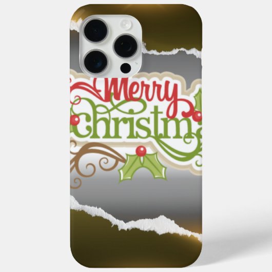 Coques Case-Mate iPhone Merry Christmas  (Verso)