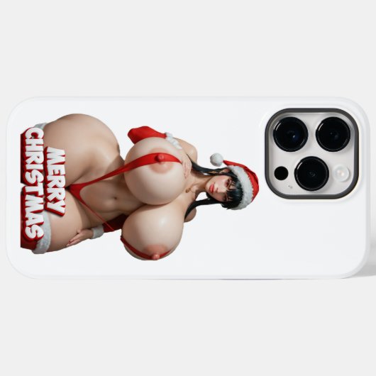 Coques Case-Mate iPhone Merry Christmas (Verso (horizontal))