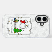 Coques Case-Mate iPhone Merry Christmas 2 Tree Stocking Snowman (Verso (horizontal))
