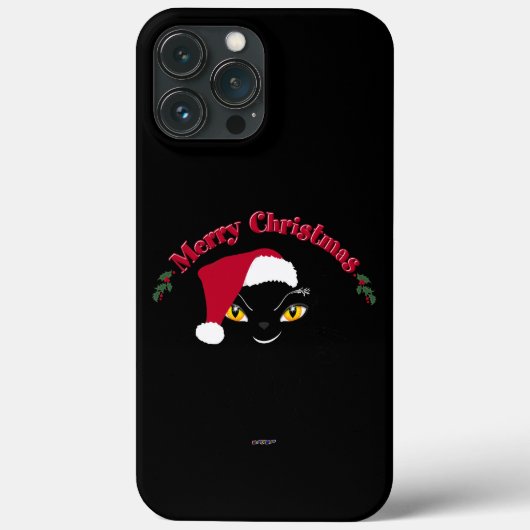 Coques Case-Mate iPhone Merry Christmas Kitty Cat (Verso)