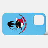 Coques Case-Mate iPhone Merry Christmas Kitty Cat (Verso (horizontal))