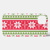 Coques Case-Mate iPhone Merry Christmas pattern 3 (Verso (horizontal))