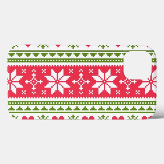 Coques Case-Mate iPhone Merry Christmas pattern 3 (Verso (horizontal))