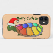 COQUES Case-Mate iPhone "MERRY CHRISTMAS" PÈRE NOËL TURTLE (Dos (Horizontal))