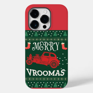 COQUE POUR iPhone 14 PRO MERRY VROOMAS - CHRISTMAS UGLY SWEATER