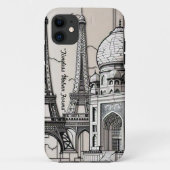 Coques Case-Mate iPhone "Merveilles noires et blanches" (Dos)