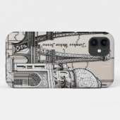 Coques Case-Mate iPhone "Merveilles noires et blanches" (Dos (Horizontal))