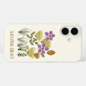 Coques Case-Mate iPhone Merveilleuse Grâce Fleurs Sauvages (Verso (horizontal))