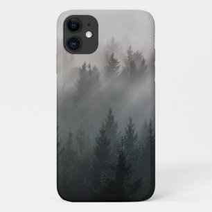 Case-Mate iPhone Case Merveilleuses montagnes de l'aube noir et blanc