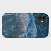 Coques Case-Mate iPhone Merveilleuses Vagues Bleues (Dos (Horizontal))