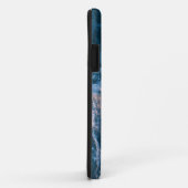 Coques Case-Mate iPhone Merveilleuses Vagues Bleues (Dos/Droite)