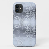 Coques Case-Mate iPhone Merveilleux Noël parfait en argent SNowflake (Dos)