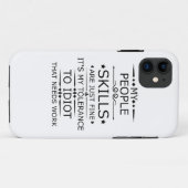 COQUES Case-Mate iPhone MES COMPÉTENCES SONT JUSTE FIN (Dos (Horizontal))