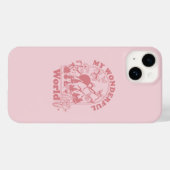 Coques Case-Mate iPhone Mes merveilleuses fleurs rétro du monde (Verso (horizontal))