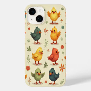 Coque Pour iPhone 14 Mésange de couleur