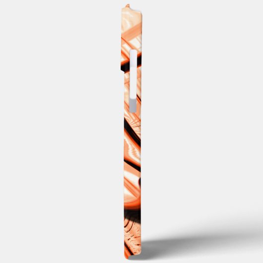 Coques Case-Mate iPhone Mess of brown ondulé strokies in different directi (Verso / Gauche)