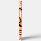 Coques Case-Mate iPhone Mess of brown ondulé strokies in different directi (Verso / Droite)