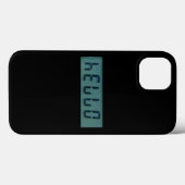 Coques Case-Mate iPhone Message de bienvenue électronique sur écran (Verso (horizontal))