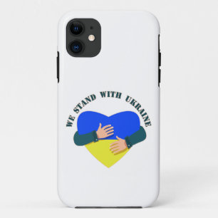 Case-Mate iPhone Case Message inspirant Nous sommes avec l'Ukraine