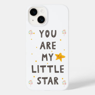 Coque Pour iPhone 14 Messages de coeur pour parents et enfants