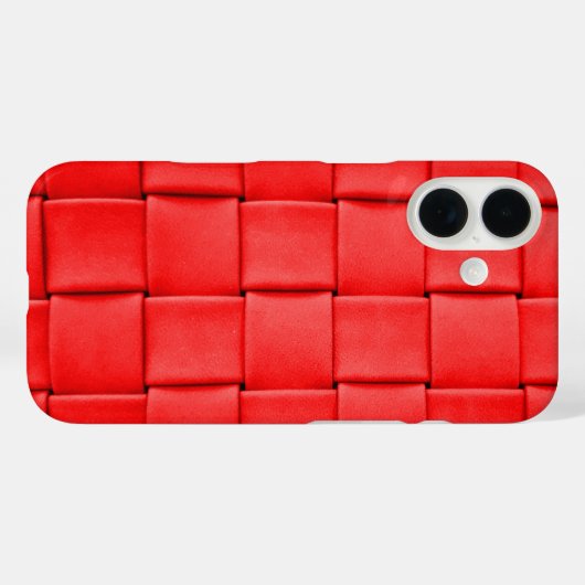 Coques Case-Mate iPhone Métain rouge (Verso (horizontal))