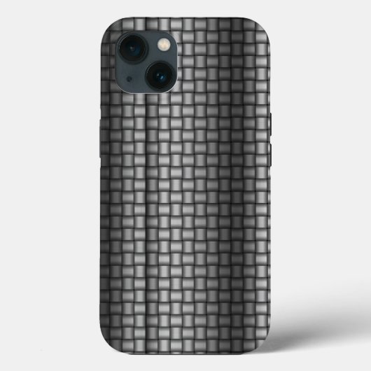 Coques Case-Mate iPhone Métal : Acier Métal Weave High Res (Verso)