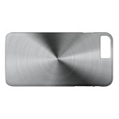 Coques Case-Mate iPhone Métal argenté balayé (Dos (Horizontal))