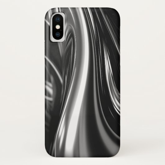 Coques Case-Mate iPhone Métal argenté coulant (Dos)