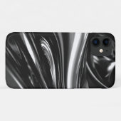 Coques Case-Mate iPhone Métal argenté coulant (Dos (Horizontal))