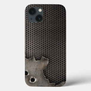 Etui iPhone Case-Mate Métal avec l'arrière - plan de trous de balle