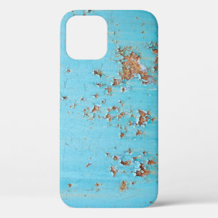 Case-Mate iPhone Case Métal bleu rouillé : Mur texturé.
